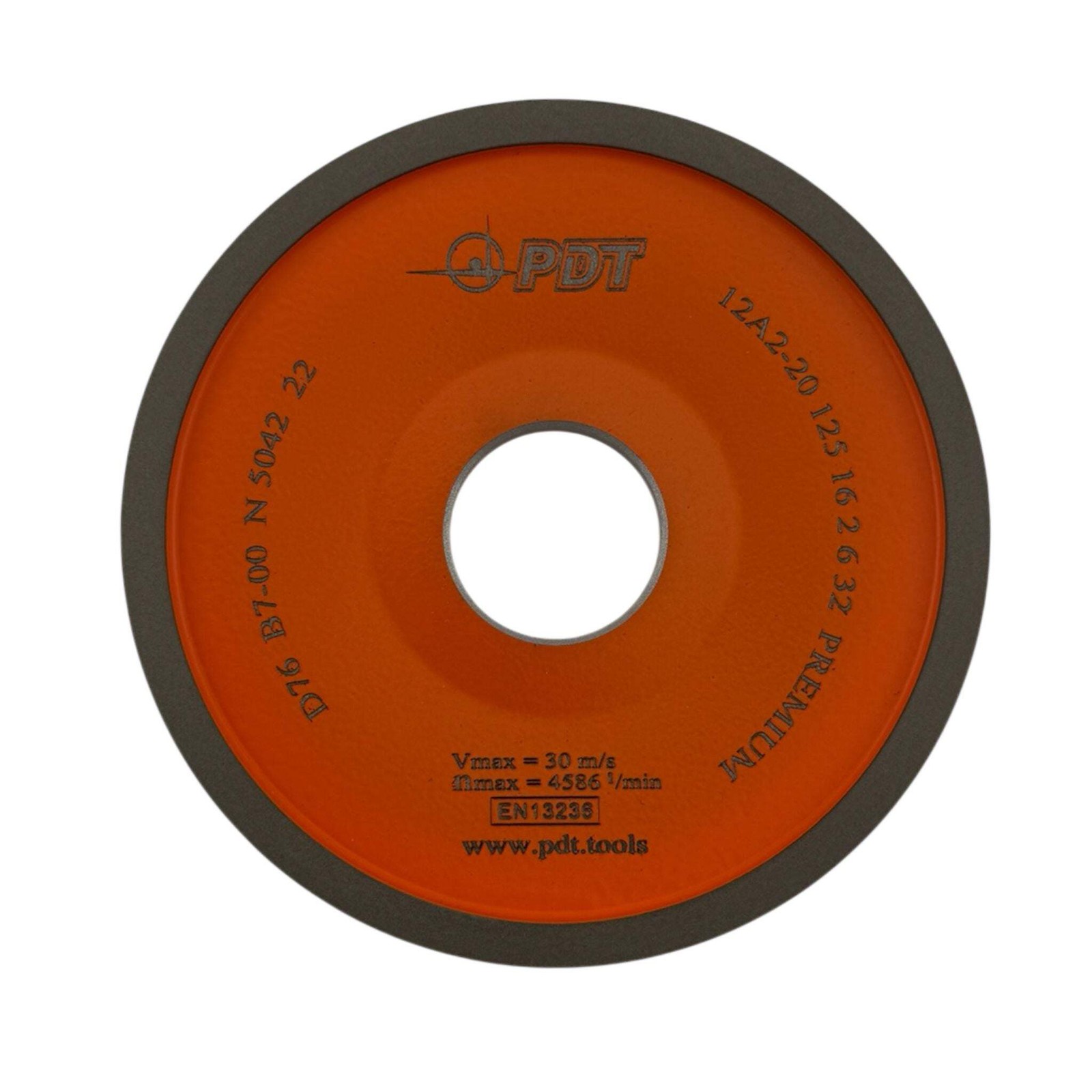 Diamond grinding wheel 12A2-20 125-16-2-6-32 D76 PREMIUM B7-00