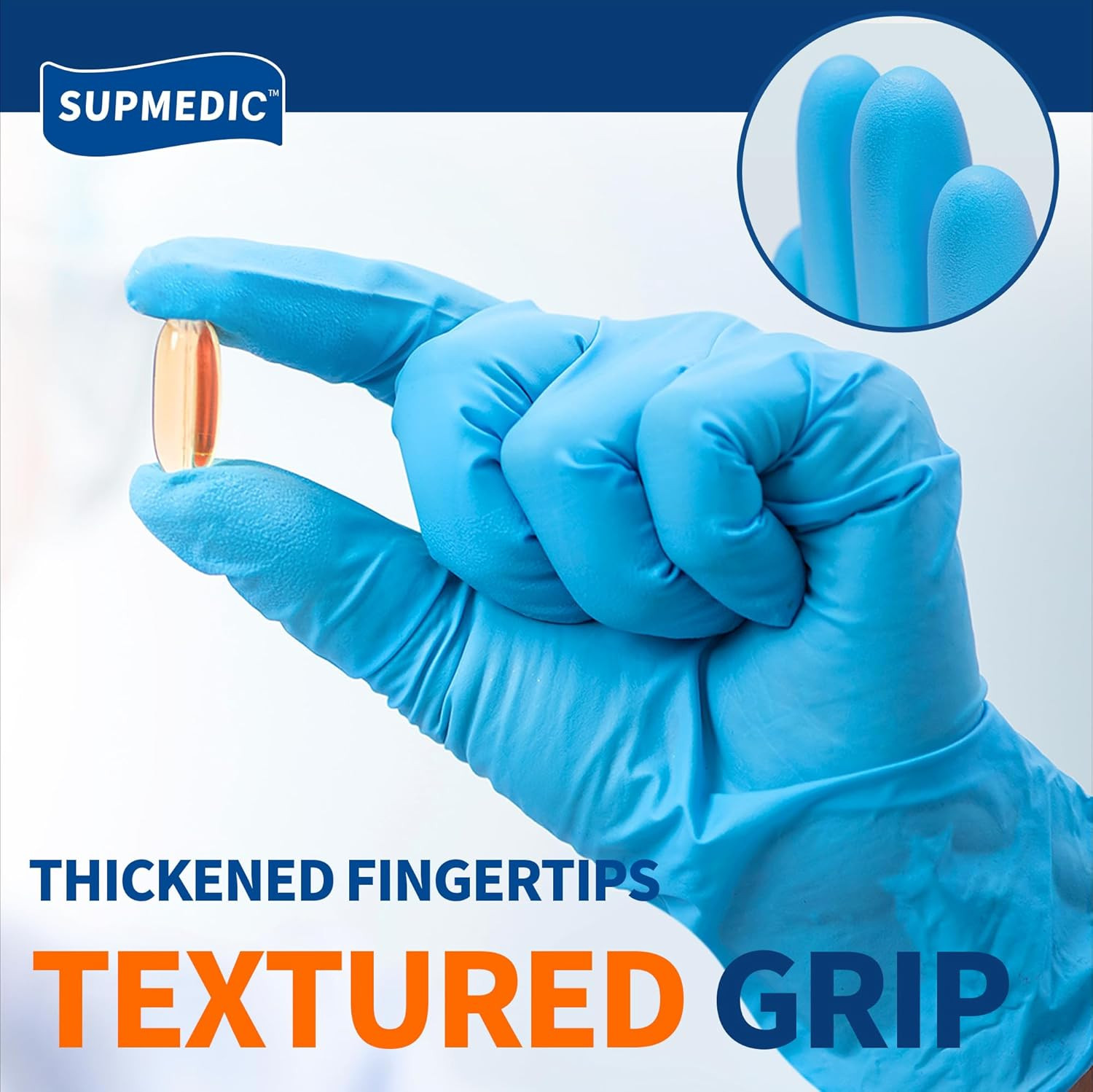 Medical Soft Max™ Nitrile Exam Gloves, 100 Count Latex-Free Powder-Free Non-Ster