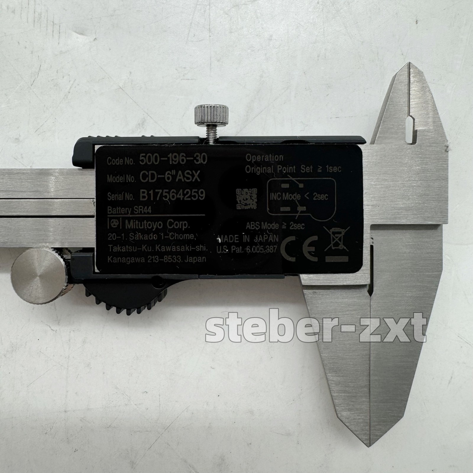 150mm/0-6 Absolute Digital Digimatic Vernier Caliper Mitutoyo Japan 500-196-30