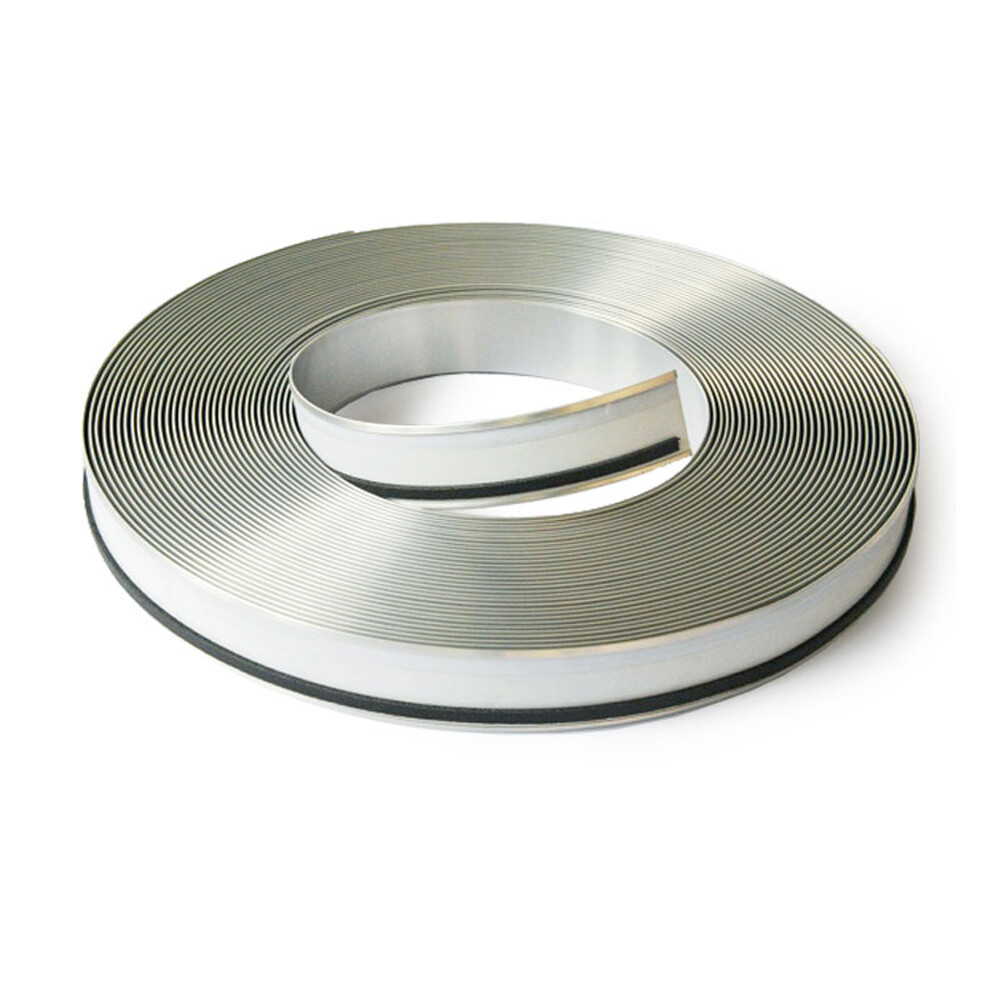 4.3 in x 164ft White Color Aluminum Trim Cap Channelume Channels Signs Strip