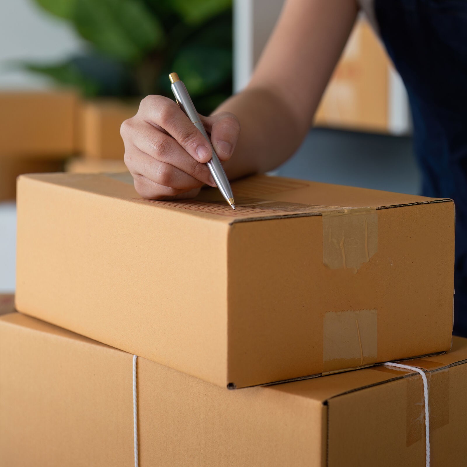 25 14x14x3 Cardboard Packing Mailing Moving Shipping Boxes Flat Corrugated Box