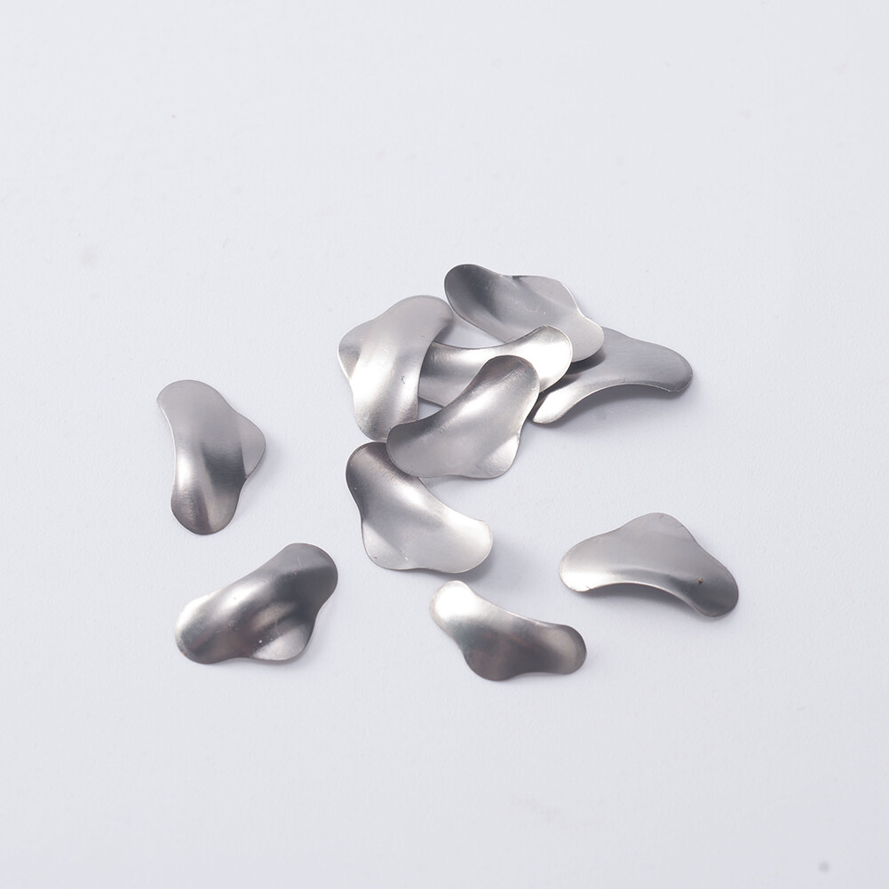 50Pcs Dental Metal Matrices Matrix Bands S/M/L Sectional Contoured Matrix Wedges