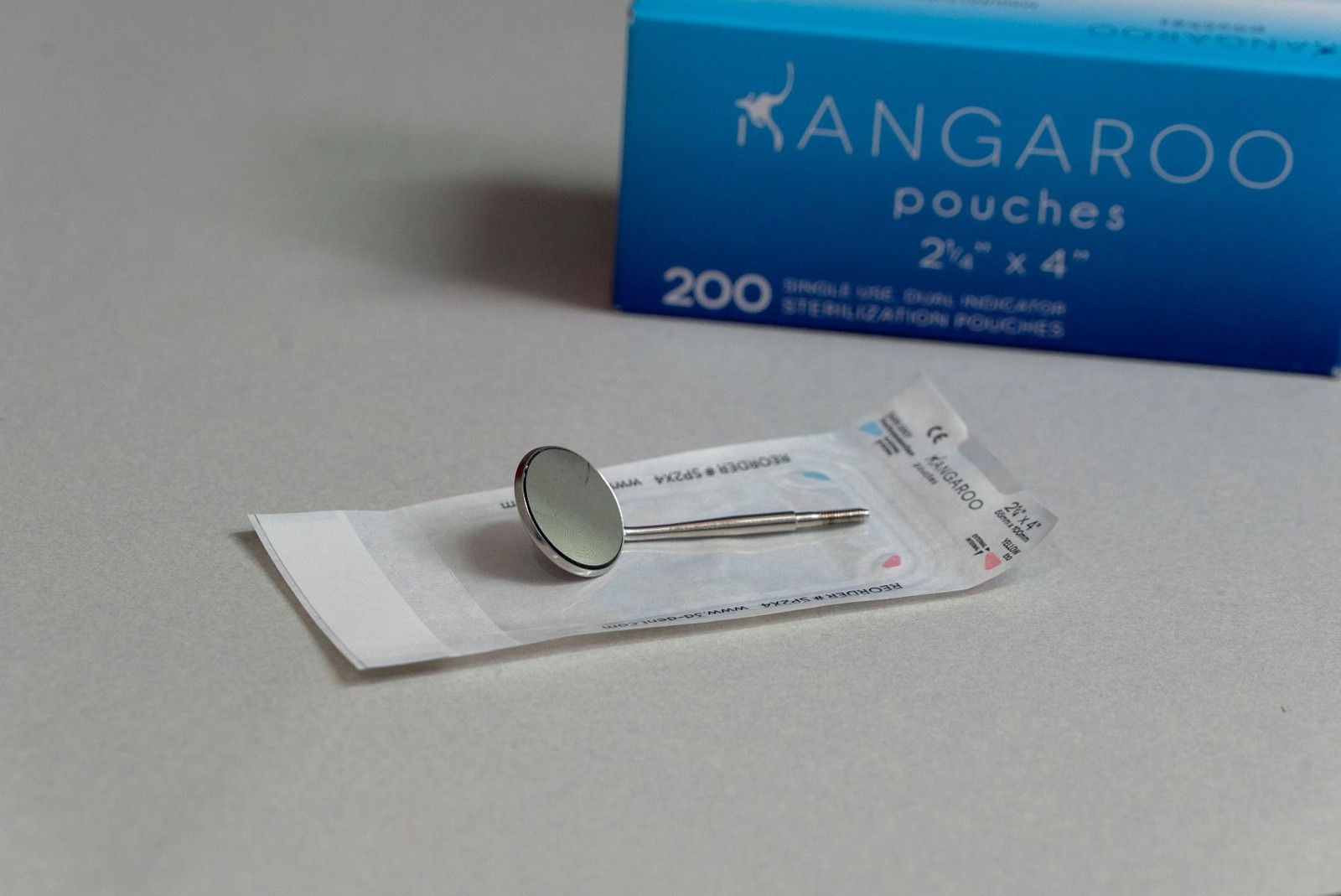 House Brand SP2X4 Kangaroo Self-Seal Sterilization Pouches 2.25″ X 4″ 200/Bx