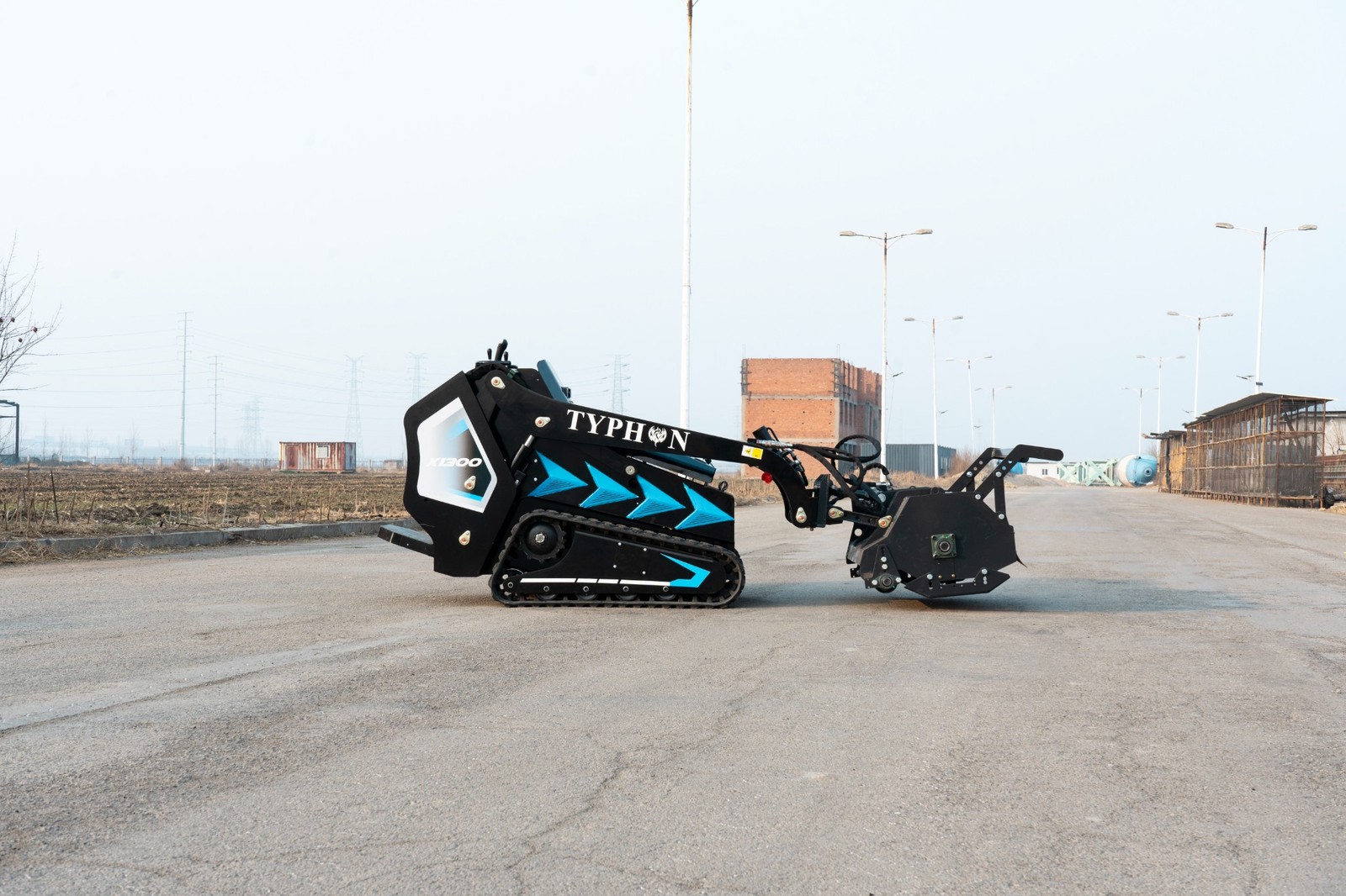New TYPHON STOMP X1300 & STOMP 509 Mini Skid Steer Forestry Mulcher Attachment
