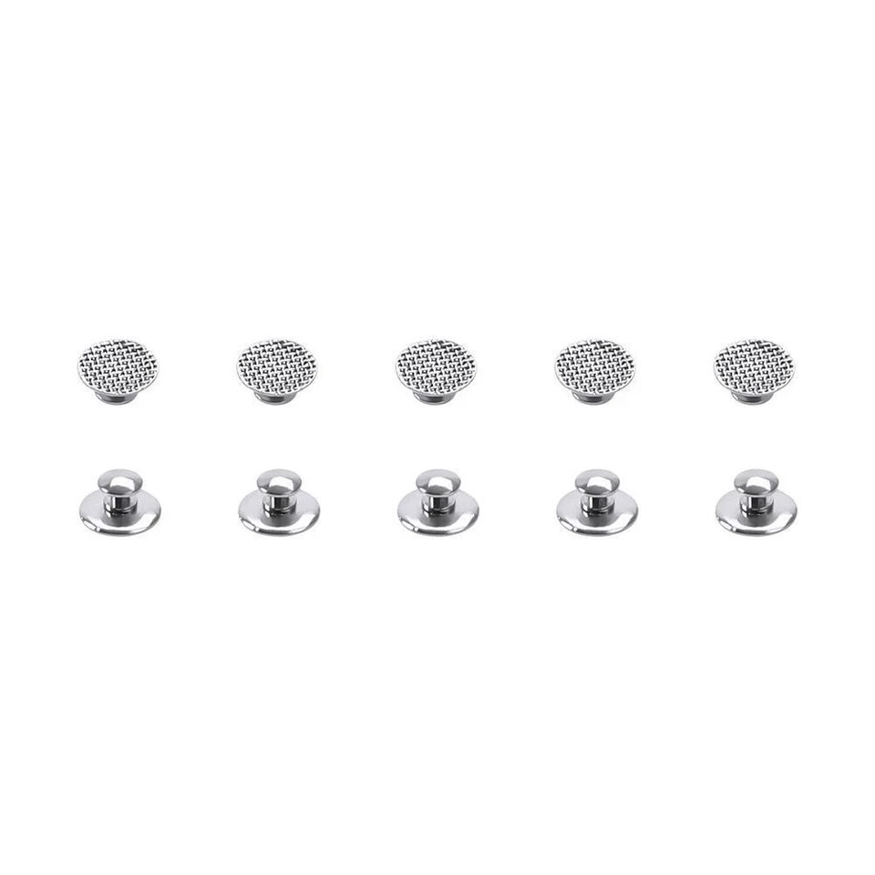 25 Type Dental Orthodontic Lingual Button Metal Bondable Round Rectangular Base