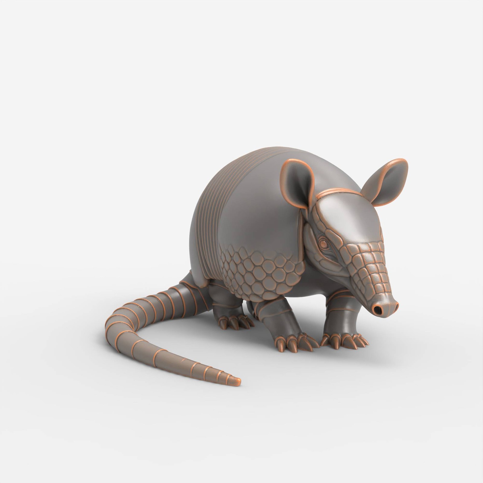 Armadillo Sculpture – Printable Design Sculpture CNC STL File – 3D Printable