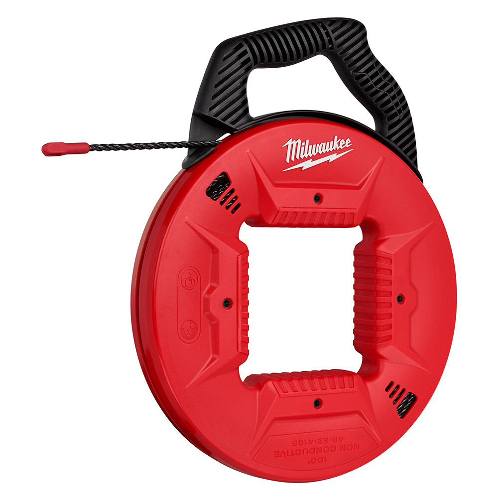 Milwaukee 48-22-4165 100′ Polyester Fish Tape w/ Nonconductive Tip