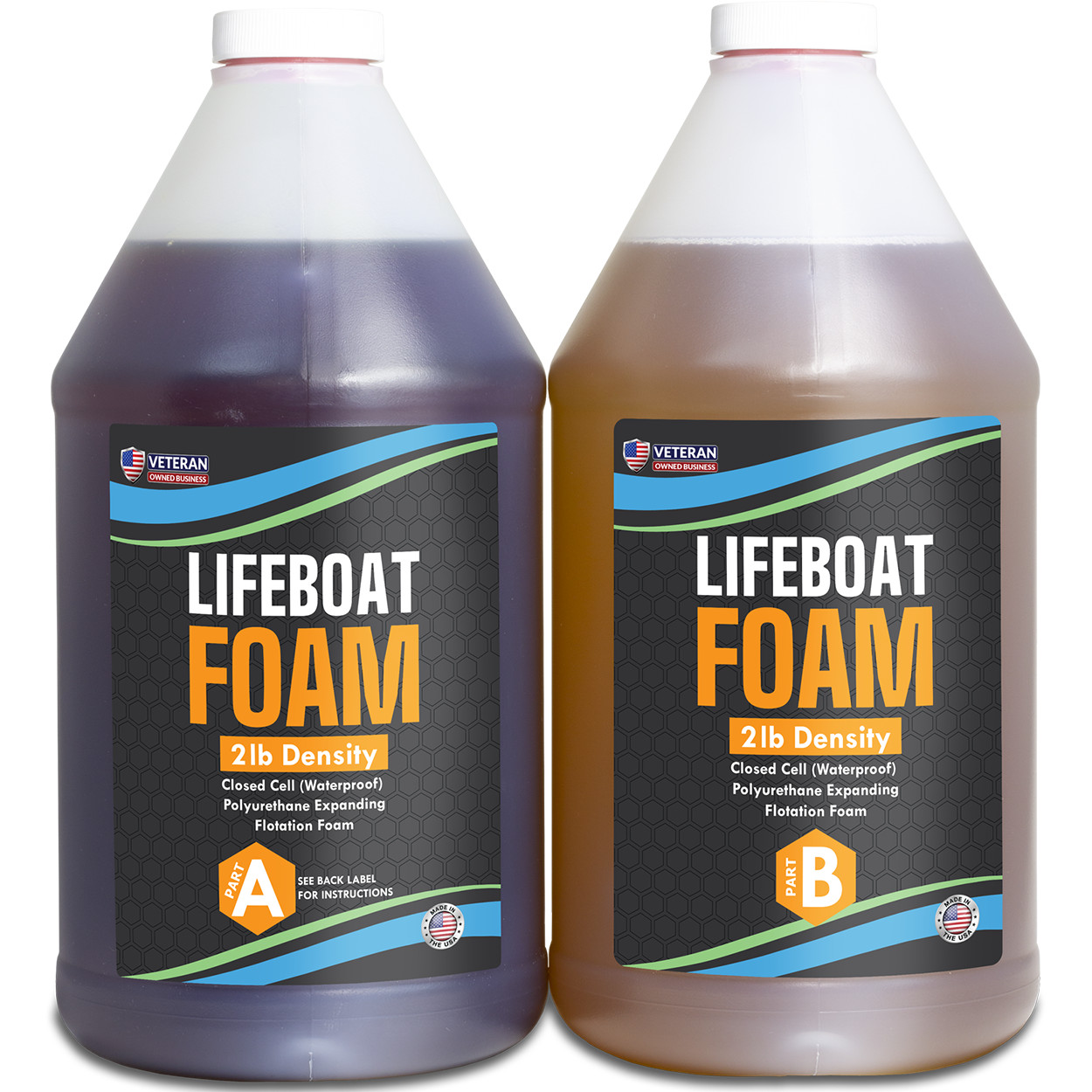 2 Gal Kit 2-Part Pour Foam 2Lb Density Closed Cell Liquid Expanding Polyurethane