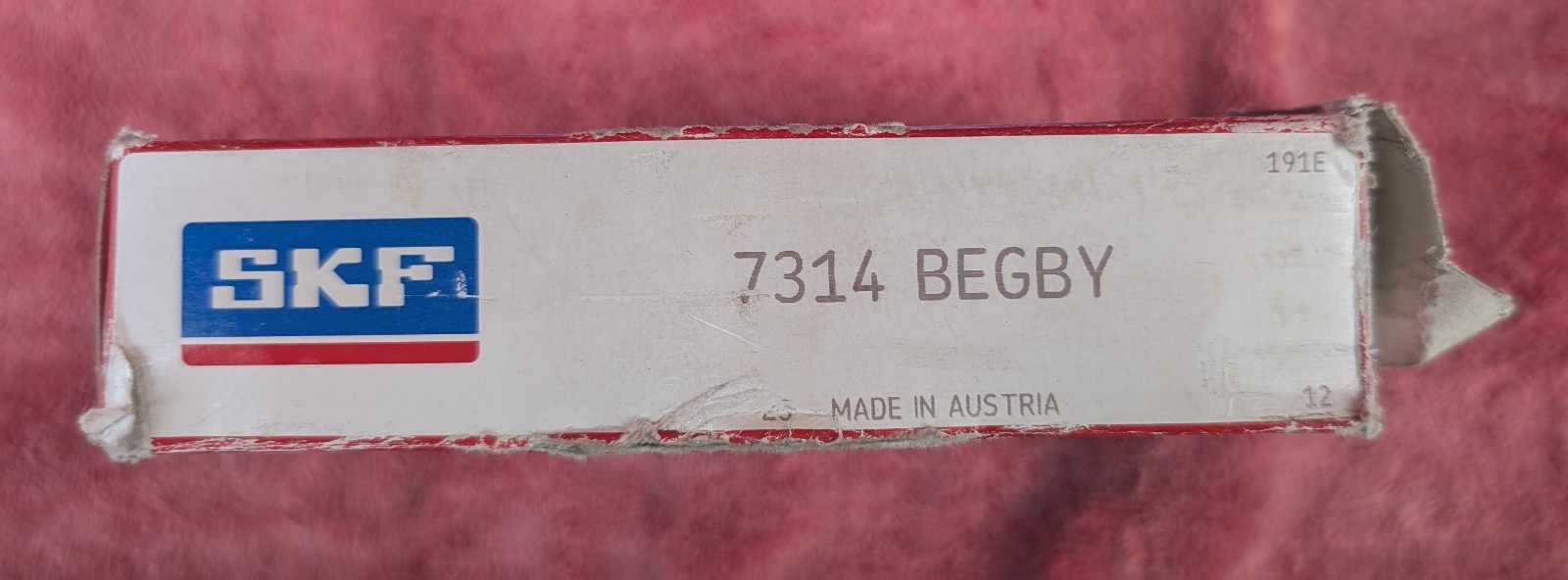 One NEW SKF 7314 BEGBY Single Row Angular Contact Ball Bearing, Gardner Denver