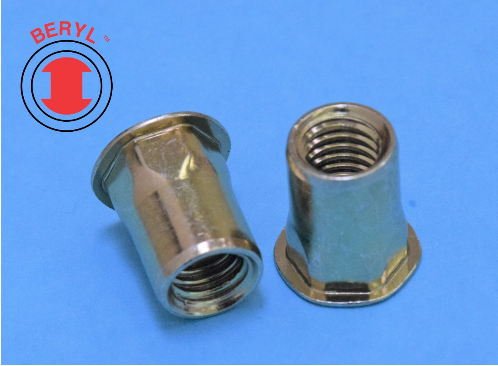 AHBI 518, Steel Zinc Rivet Nut Rivnut Insert Nutsert – 5/16-18 – 10pcs