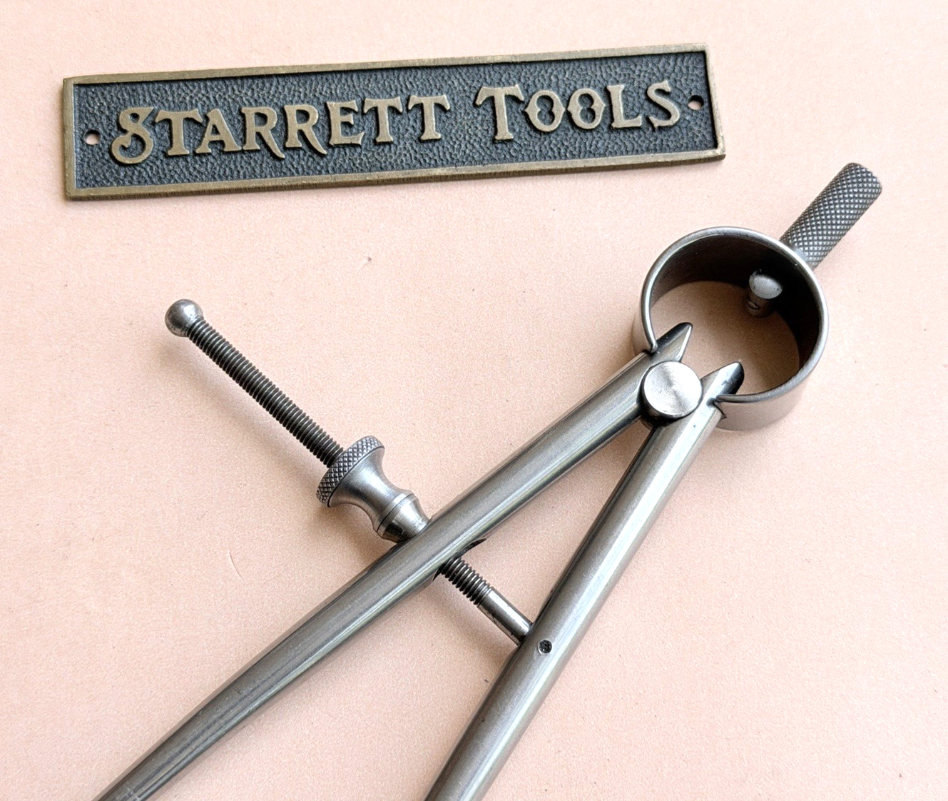 STARRETT No.277-6 Spring-Type Dividers With Round Legs- 6” Size & Capacity. USA