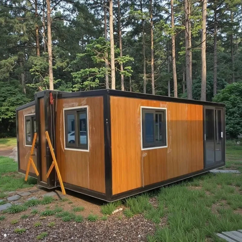Prefab Log Cabin Tiny House Kit on Wheels
