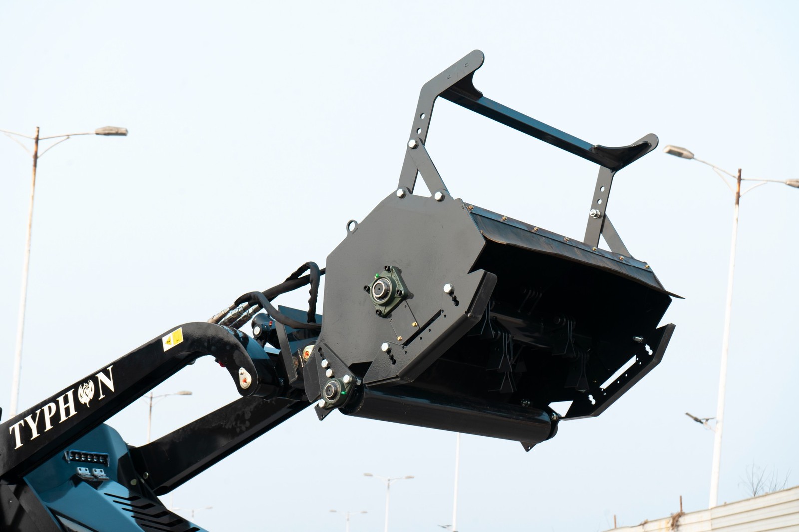 New TYPHON STOMP X1300 & STOMP 509 Mini Skid Steer Forestry Mulcher Attachment