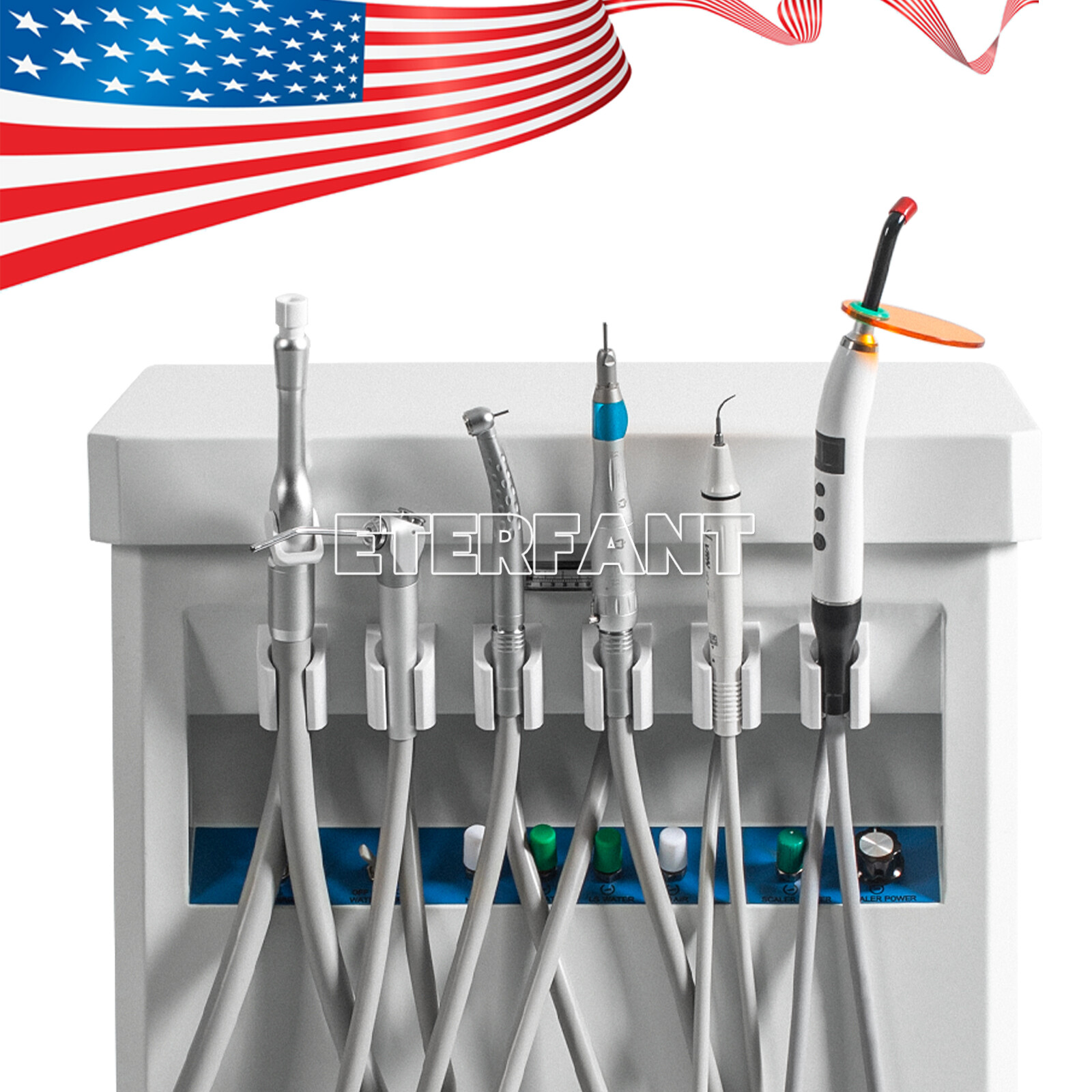 Dental Delivery Unit System/Treatment Cart/Unit with Air Compressor/Suction Unit