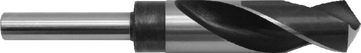 17/32″ Reduced Shank Drill, HSS, 118° Point, 1/2″ Shank, by MDX