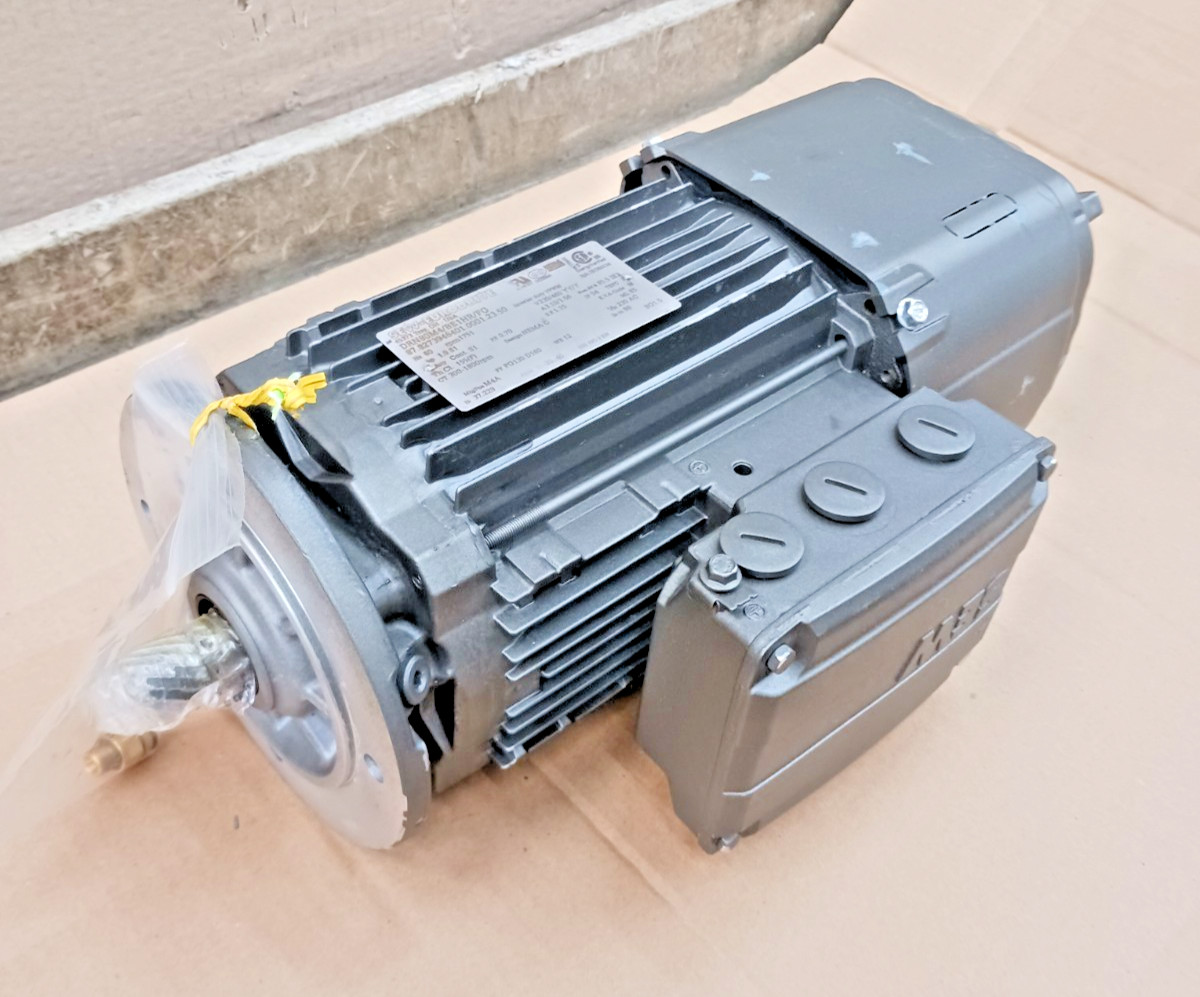New Sew Eurodrive 1 HP Ac Inverter Motor 1750 Rpm 230/460 Vac DRN80M4/BE1HR/FG