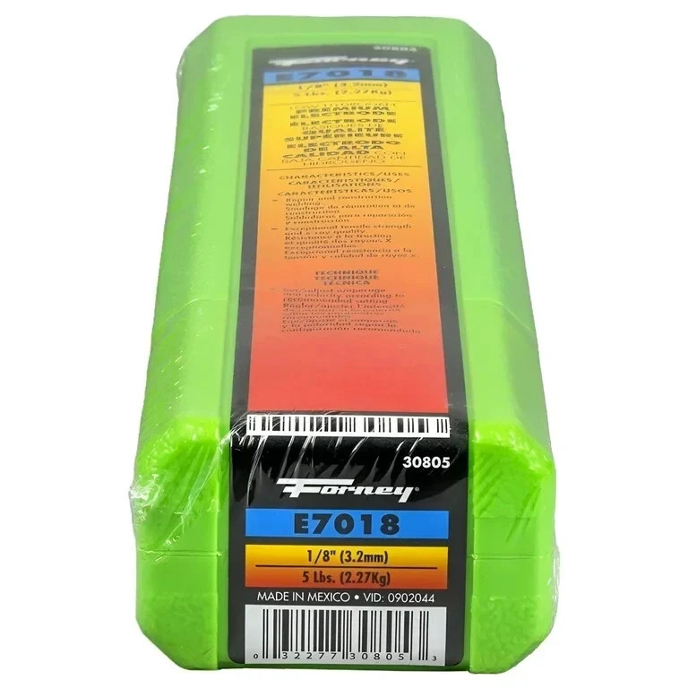 NEW Forney E7018 Mild Steel Low Hydrogen Welding Electrode 1/8 In. 5 Lb 30805