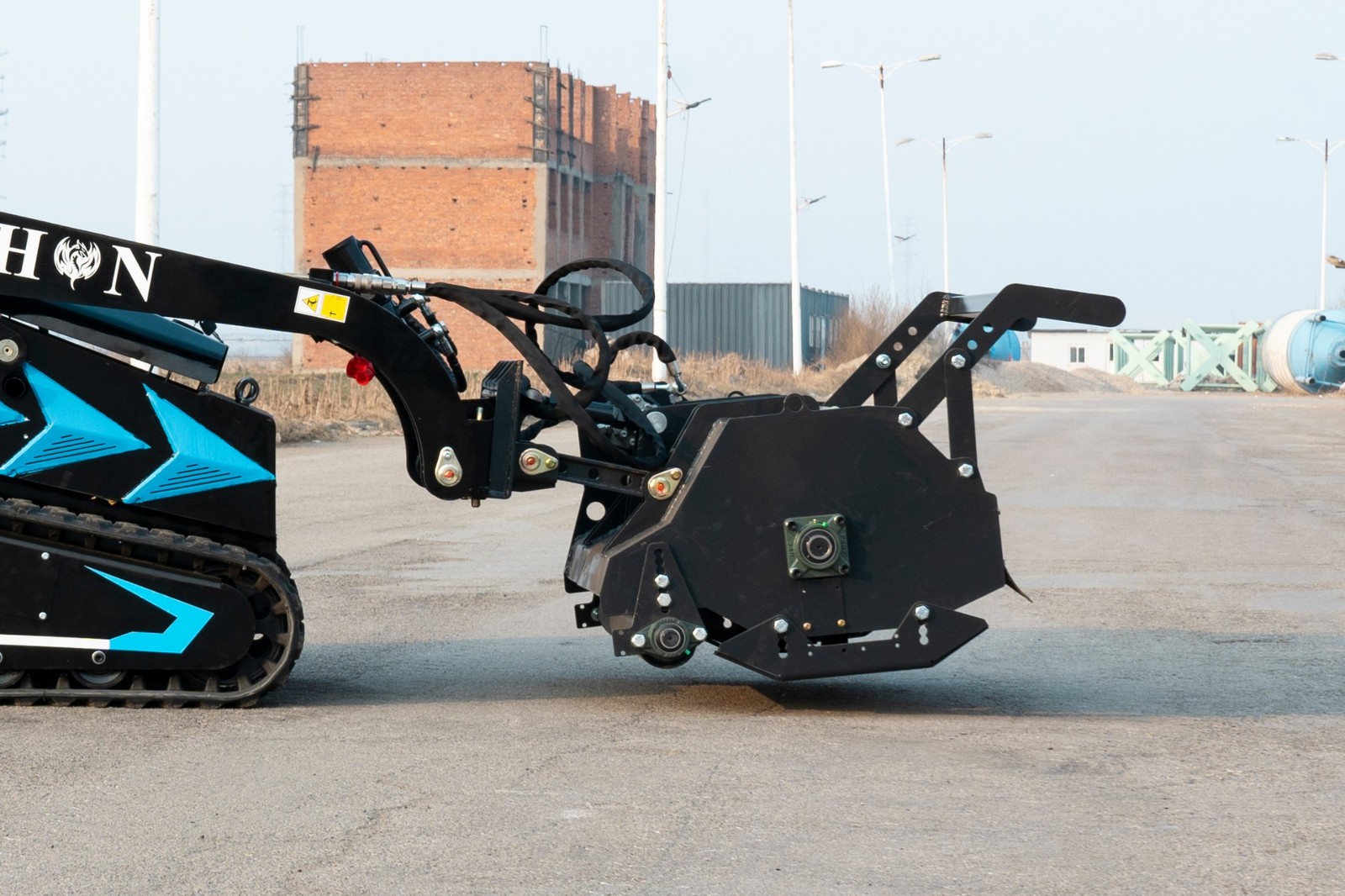 New TYPHON STOMP X1300 & STOMP 509 Mini Skid Steer Forestry Mulcher Attachment