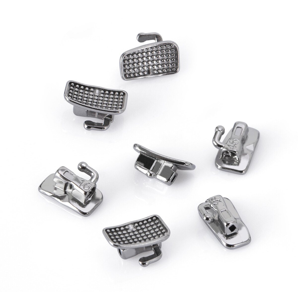 AZDENT Dental Ortho MIM Brackets Braces Mini Roth.022 Hook 345 /Buccal Tube
