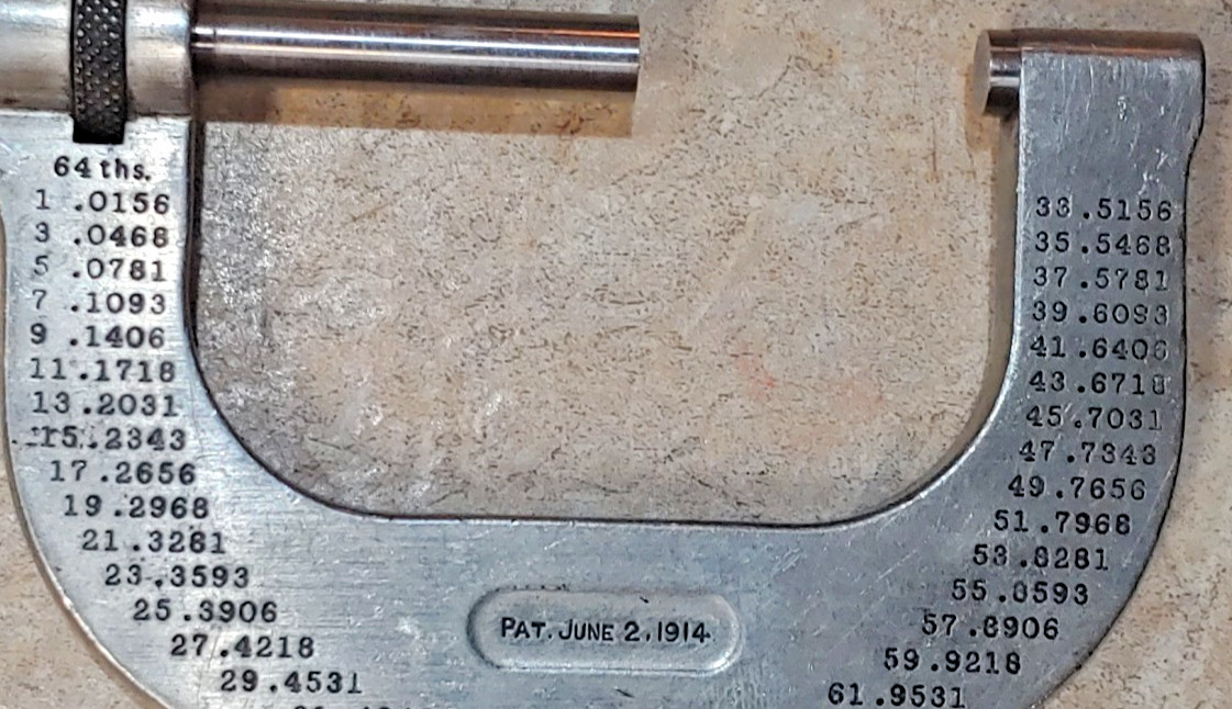 2- L.S. Starrett Micrometers No. 2 & 3, 0-1″ and 1″-2″ Wood box w/standard USA