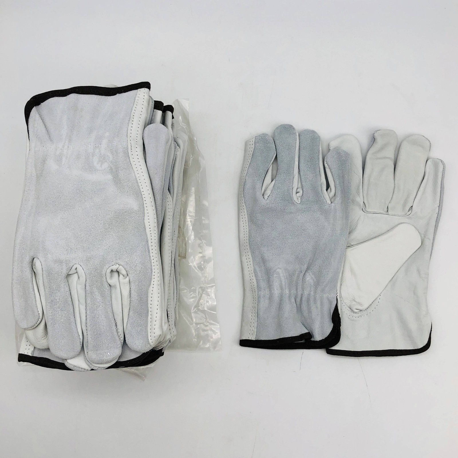 PIP 68-161SB/L Leather Driver Gloves Sz Large Keystone Thb Split Cowhide 12 Pair