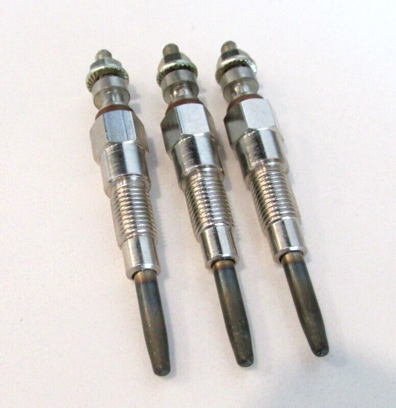 3 Glow Plugs 1G679-65512 For Kubota BX23, BX25, BX1870-1, BX1880, BX2370, BX2380