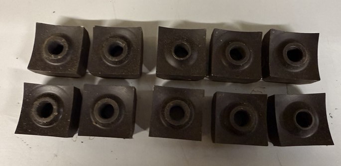 10 Pack FORESTRY MULCHER TEETH FOR GIYI FUTURE CHINESE MADE MULCHERS 12MM