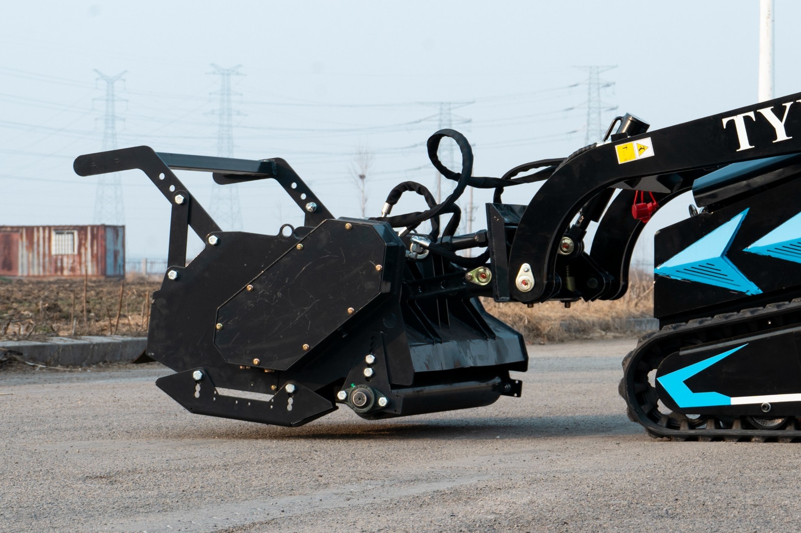 New TYPHON STOMP X1300 & STOMP 509 Mini Skid Steer Forestry Mulcher Attachment