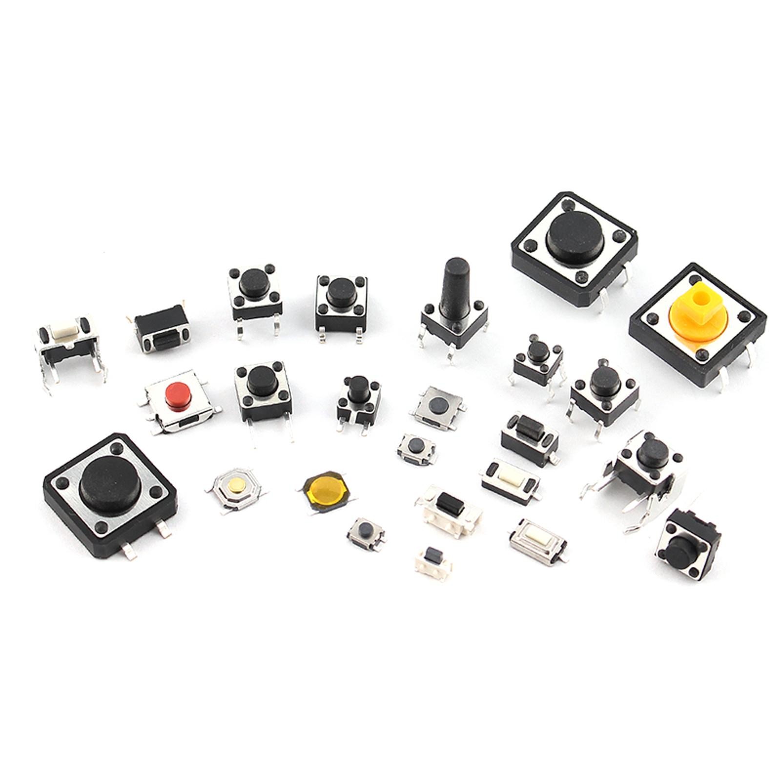 Practical Assorted Kits Micro Switch Push Tact Button ON/OFF Touch Button Switch