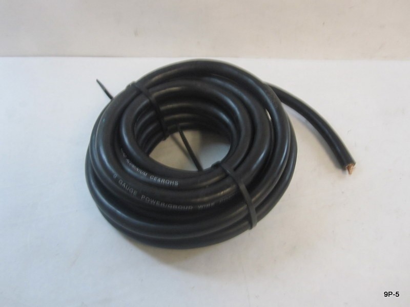 20′ Ground Wire Cable Copper Clad Aluminum Wire Black