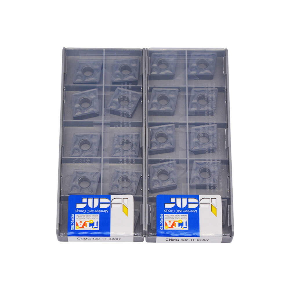 2pack ISCAR CNMG120408-TF CNMG432-TF IC907 New Carbide Inserts CNC blade