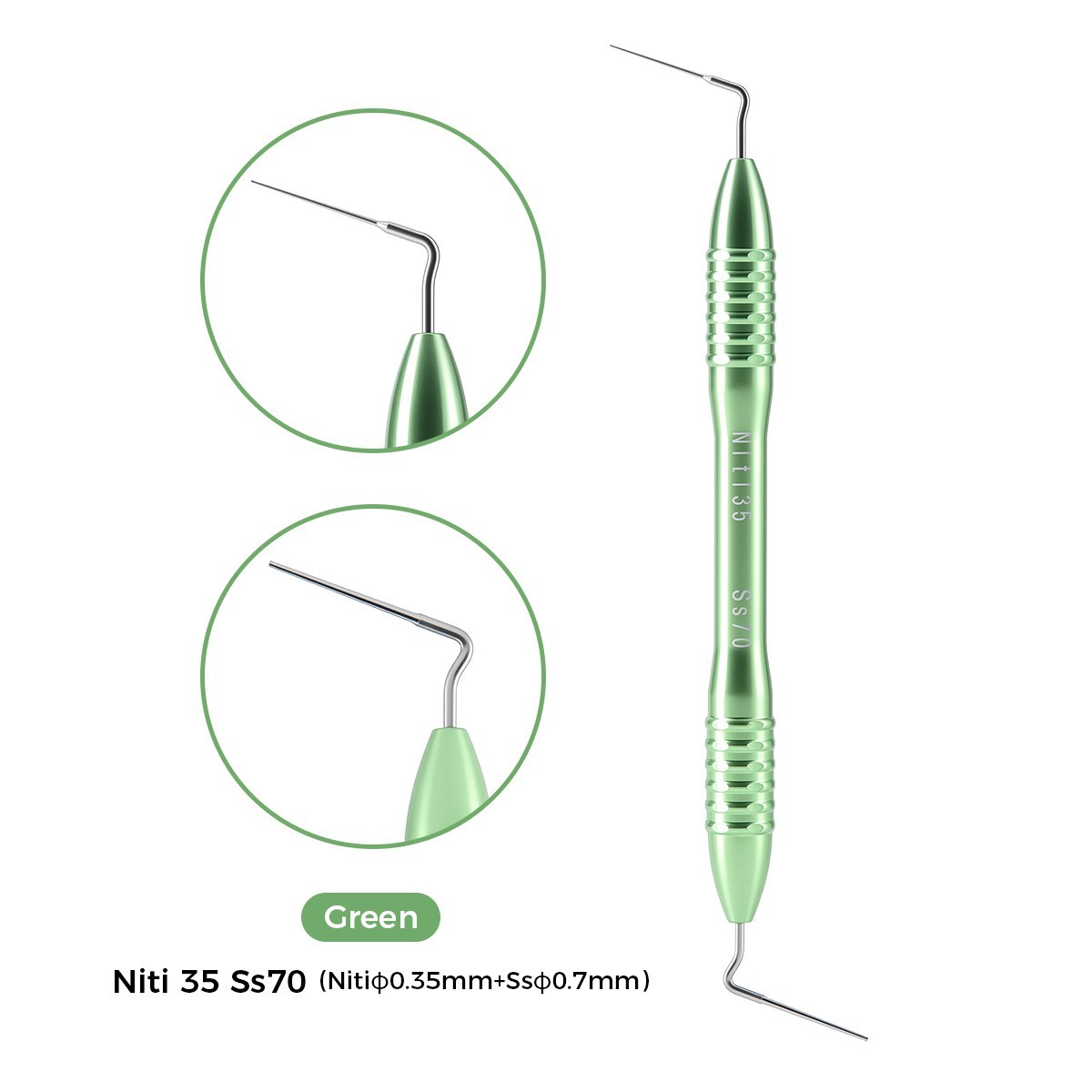 AZDENT Dental Endo Condenser Gutta Percha Tips Hand Plugger NITI Stainless