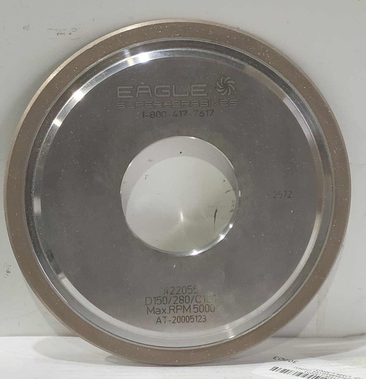 Eagle Superabrasives 6″ Diamond Wheel D100/280/C100 2205