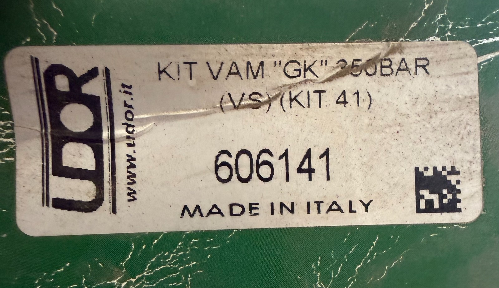 UDOR 606141 Kit 41 GK 350 Bar VS Valve Repair Kit Genuine OEM Made in Italy