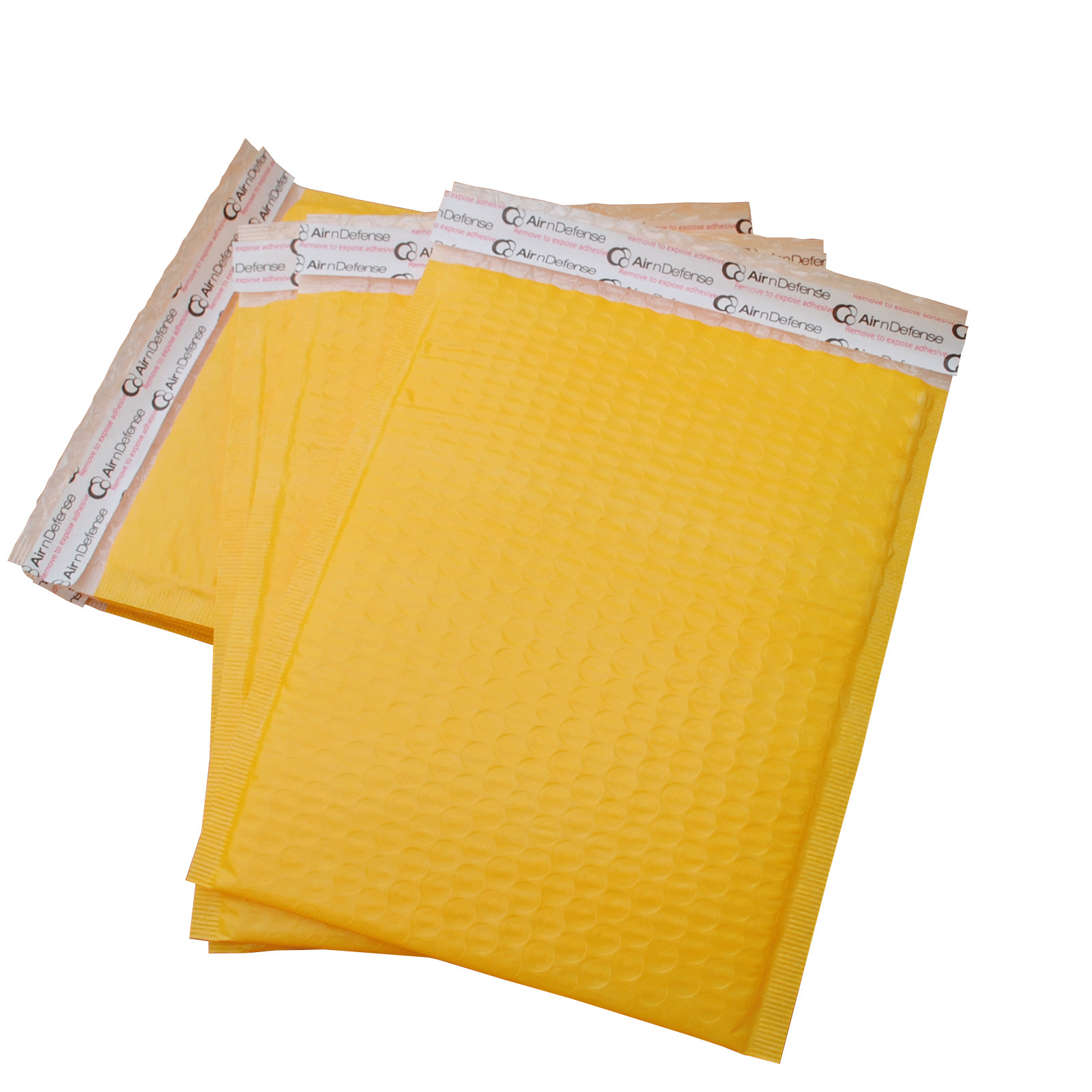 AirnDefense 200 #5 10.5X16″ Yellow Poly Bubble Mailers Shipping Padded Envelope