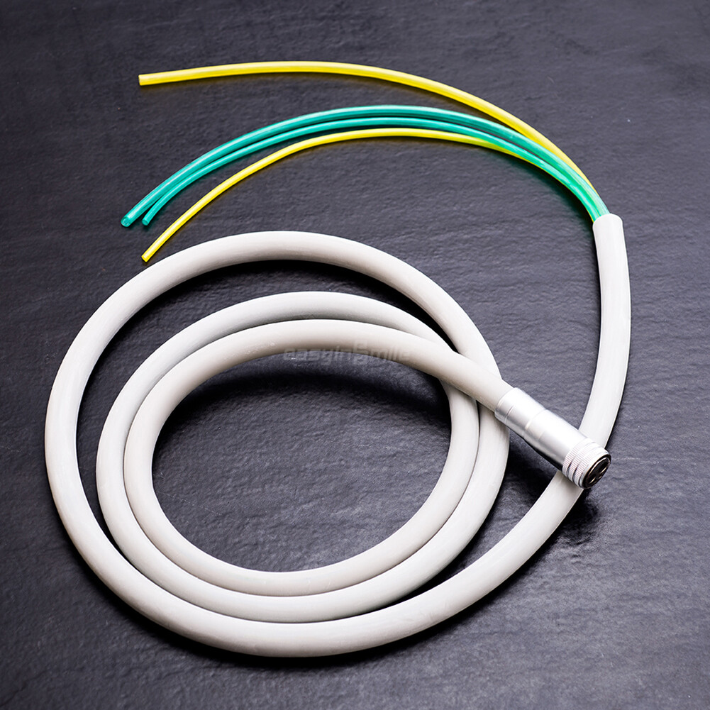 Dental Silicone Tubing Hose Air Turbine Motor Handpiece Connector 2/4Holes Lab