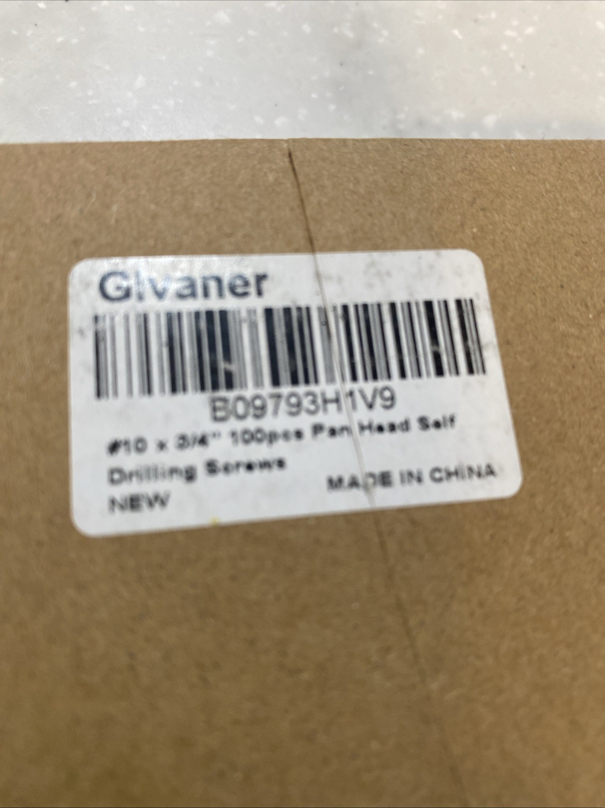 GLVANER #10 x 3/4″ Pan Head Self Drilling Screws FASTENER Qty 100 BRAND NEW