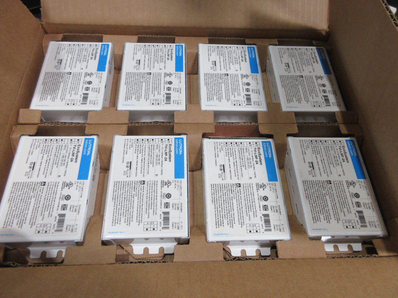 LUTRON TVI-LMF-2A ® EcoSystem® Lighting Interface, 120/220 to 240/277 VAC, 25 mA