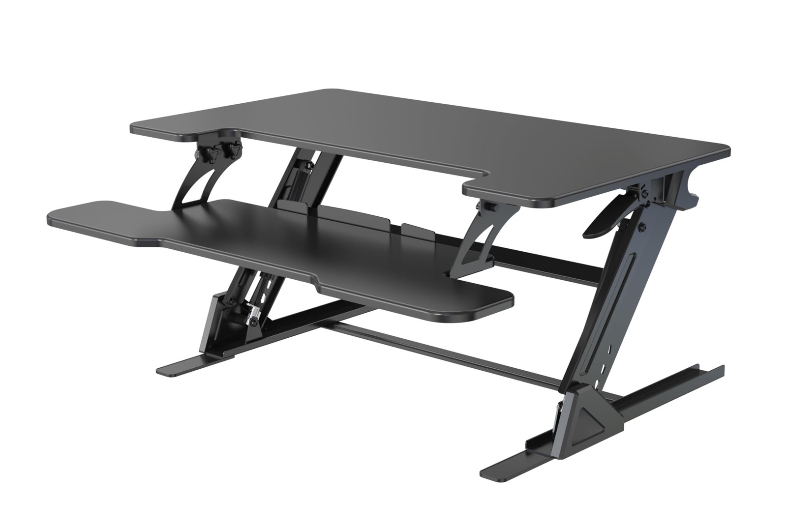 Standing Desk Converter 36 x 24 Inches – Height Adjustable Sit to Stand Riser…