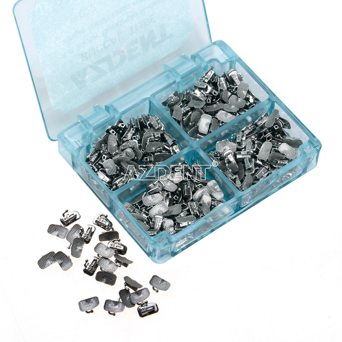 50Set Dental Orthodontic Buccal Tube 1st Molar Roth 022 Bondable Non-convertible