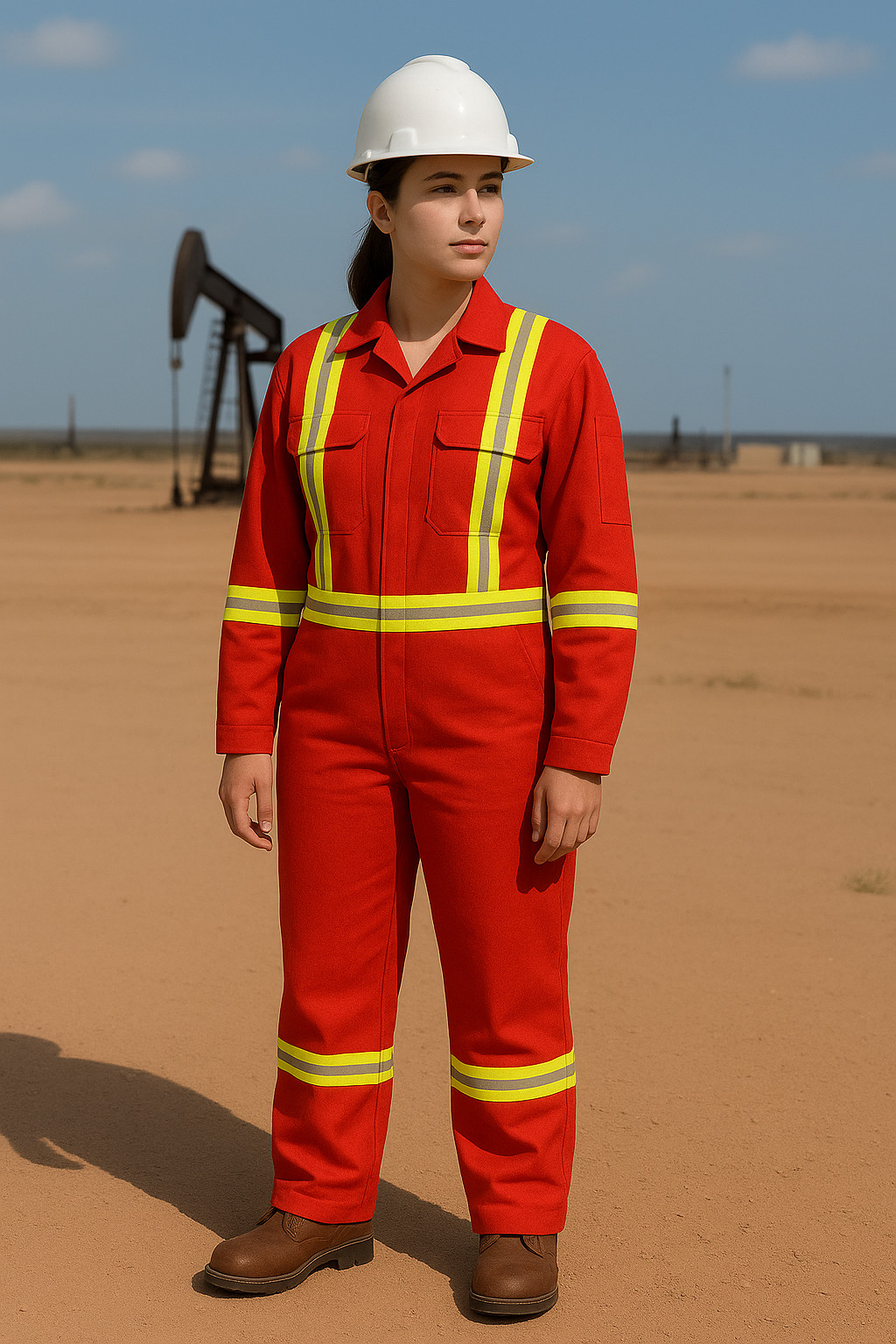 Flame Resistant FR High Visibility Hi Vis Coverall