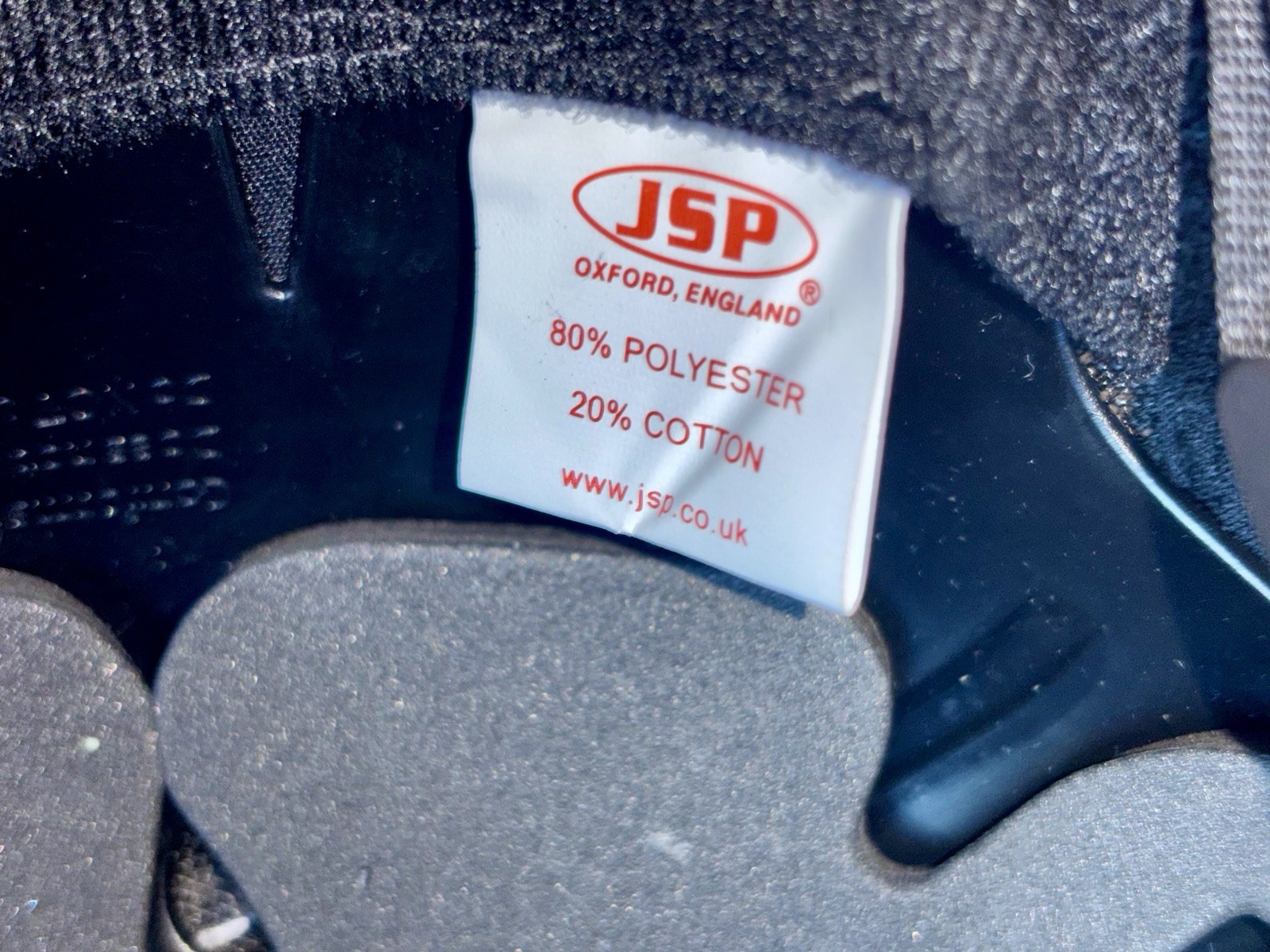 JSP Black HardCap A1+ Bump Cap Standard Brim Sz 53 – 63cm