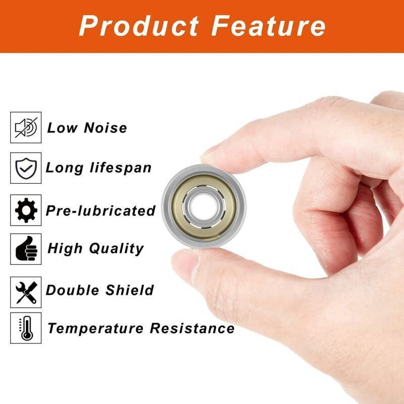 20Pcs 693ZZ Ball Bearing 3 x 8 x 4mm Double Shielded Deep Groove Chrome Bearings