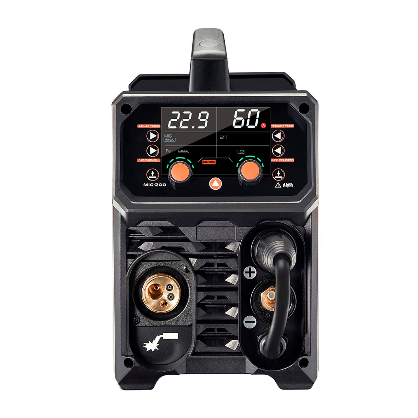MIG Welder 200Amps Welding Machine 4-in-1 Gas MIG/Flux Core MIG/Stick/Lift TIG
