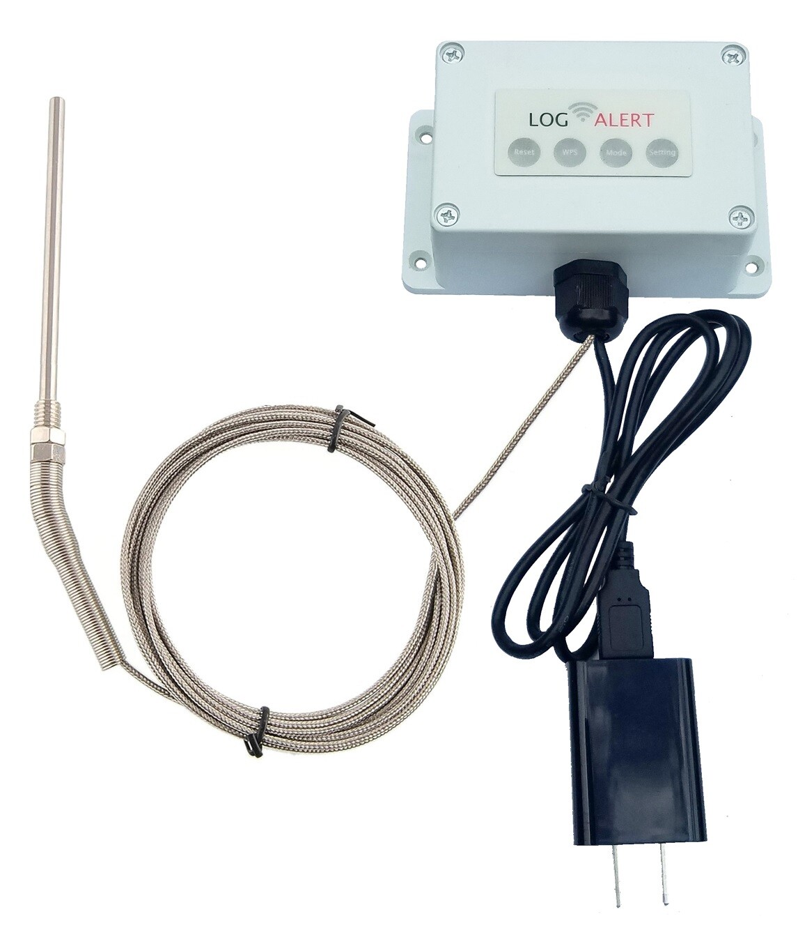 WiFi Wireless K-Type / K Sensor -100°C – 1250°C Email & Text Alert CDC Compliant