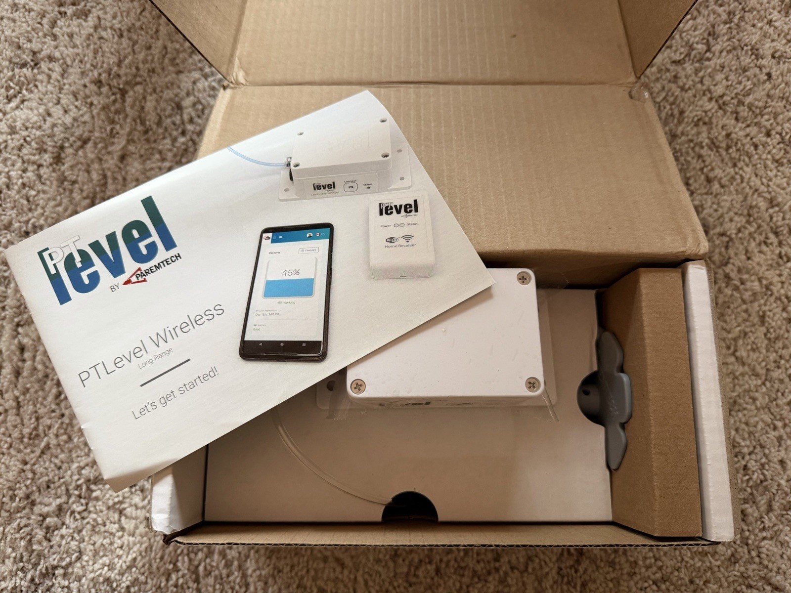 PTLevel Wireless Tank Level Monitor