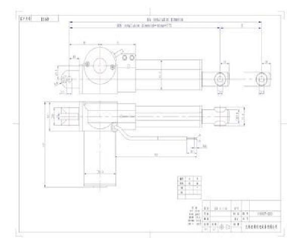 24 inches(600mm) Linear actuator 3000N 24V+two brackets+USA+free ship enpod