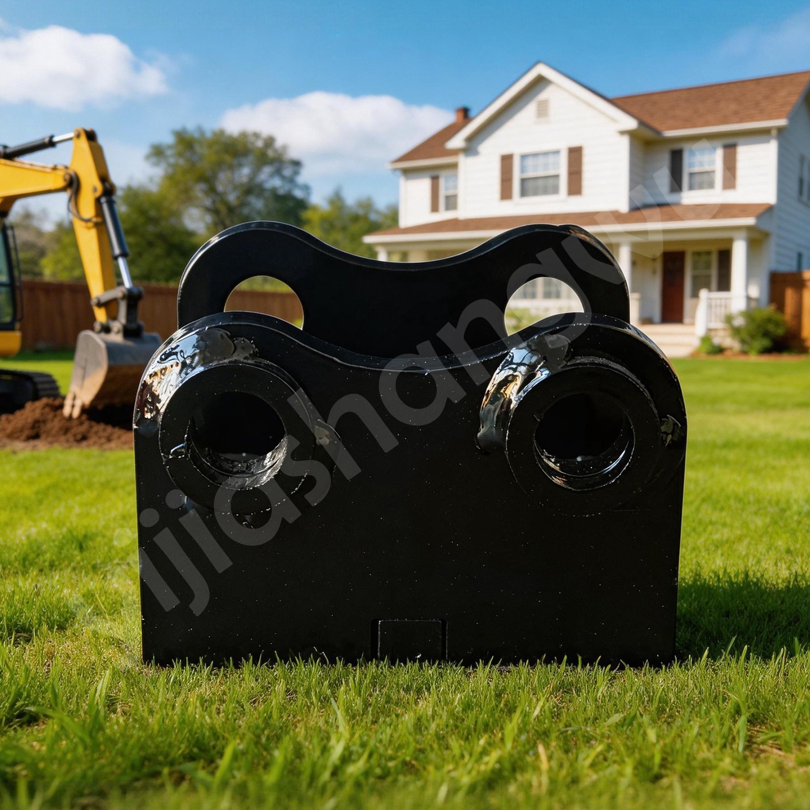 Chinese Mini Excavator Bucket / Attachment Ears – Fits 1″ Pins / 25mm – Weld On