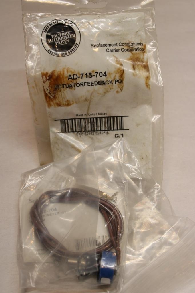 Factory Authorized Part Carrier AD-718-704 Actuator Feedback Potentiometer NEW A