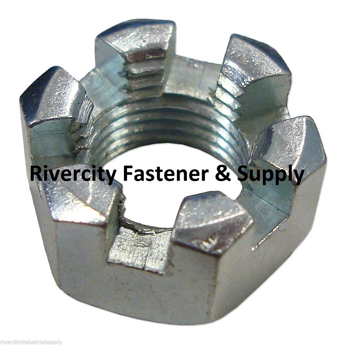 (10) 7/16-20 Slotted Hex Castle Nut 7/16 x 20 Fine Thread 7/16×20 Nuts 7/16″